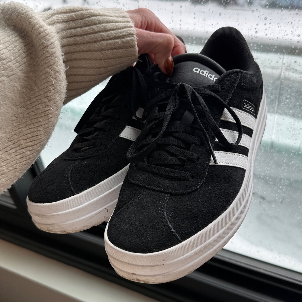 Adidas VL Court Bold Platform Sneaker - Size 10 / 10.5 - Picture 3 of 3